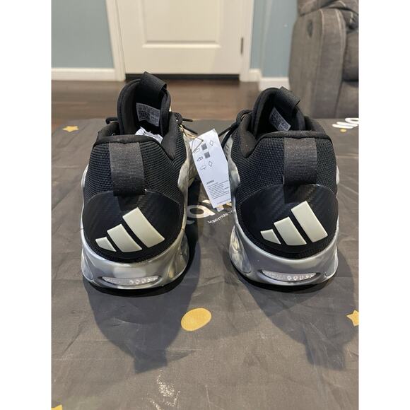 New Men’s Sz 12 Adidas AE 1 Low Ascent Pack MX Grey Black Basketball JI4066 - Picture 5 of 9